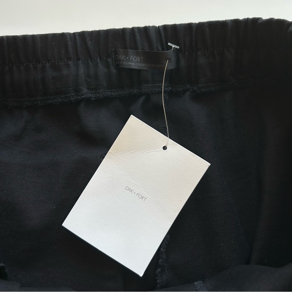 LOFT, Elastic Waist, Black, Cotton Dress Pants, Size Large - Picture 10 of 13